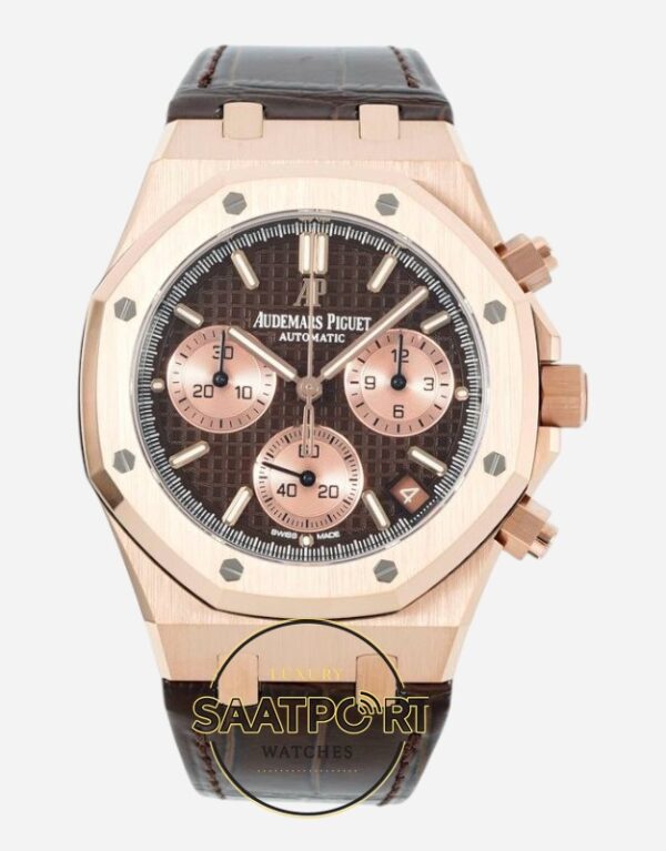 Audemars Piguet 26240OR Royal Oak 41mm DDF Factory Grande Tapisserie Kahverengi Kadran 4401 Super Clone ETA