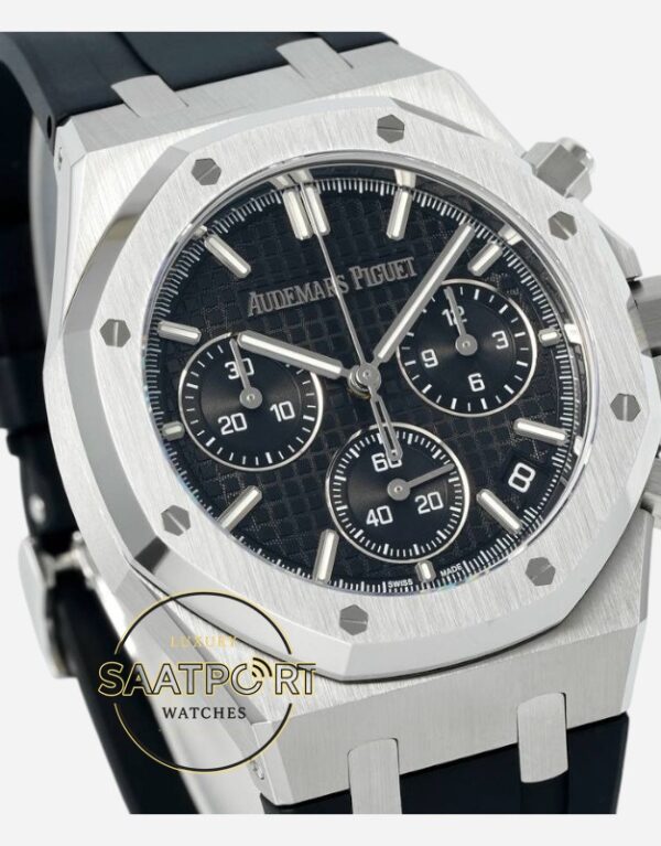 Audemars Piguet 26240ST Royal Oak 41mm DDF Factory Grande Tapisserie Full Black Dial 4401 Super Clone ETA