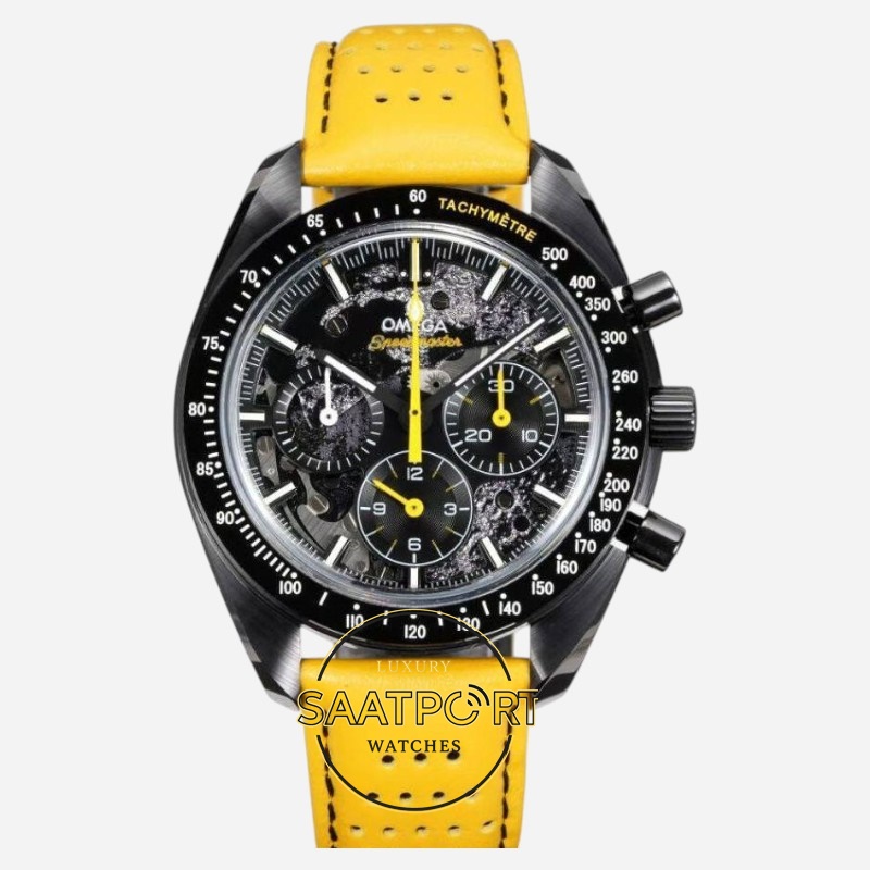 Omega Speedmaster Dark Side Of The Moon Yellow Apollo 8 Calibre 3869 Super Clone ETA (1) Omega Speedmaster Dark Side Of The Moon Yellow Apollo 8 Calibre 3869 Super Clone ETA