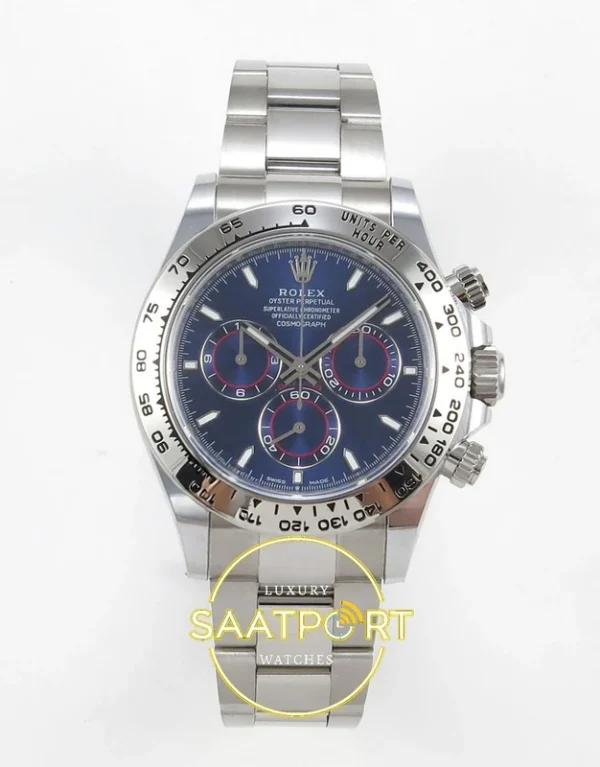 Rolex Daytona 40mm 126509 Blue BTF Factory Eta Saat karşıdan görünüm