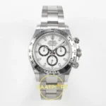 Rolex Daytona 40mm 126509 White BTF Factory Eta Saat karşıdan görünüm