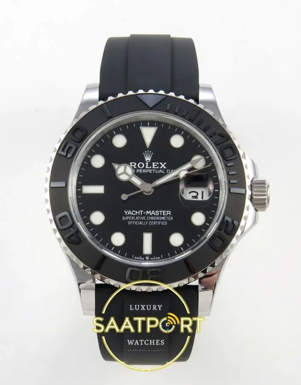 Rolex Yacht-Master 226659 Rose Gold Oysterflex VSF V2 karşıdan görünüm