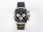 Rolex Daytona 40mm 126519 Black Silver Oysterflex ERF Factory Eta Saat karşıdan görünüm