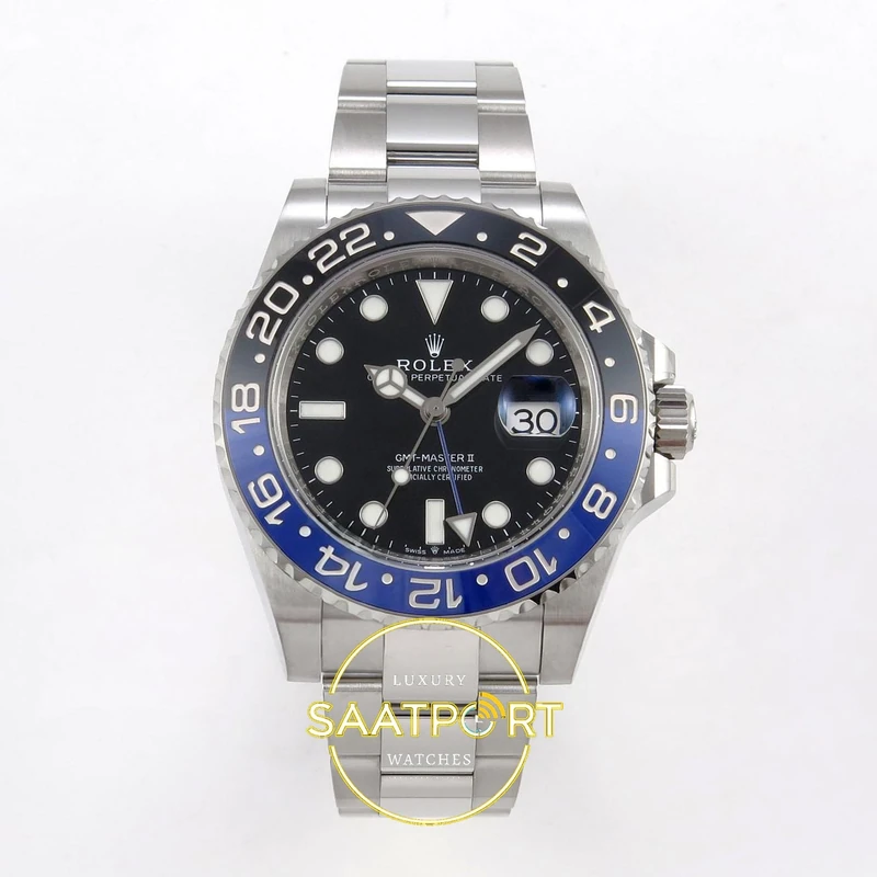 01-13 GMT-Master II 126710 Batman BLNR Oyster VSF V3 karşıdan görünüm