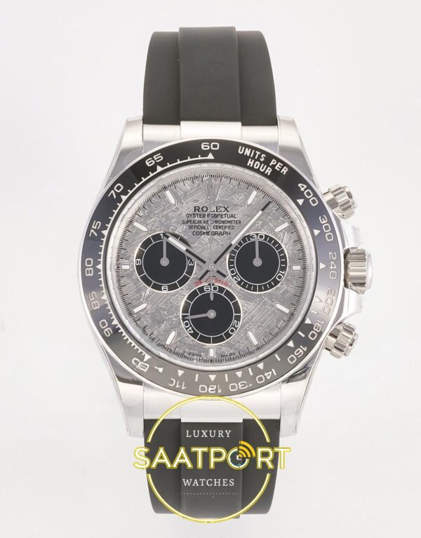 Rolex Daytona 40mm 126519 Gray Meteorite Oysterflex ARF Factory Eta Saat karşıdan görünüm