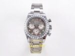 Rolex Daytona 40mm 126599TBR White MOP Steel Bracelet QF Factory Eta Saat karşıdan görünüm