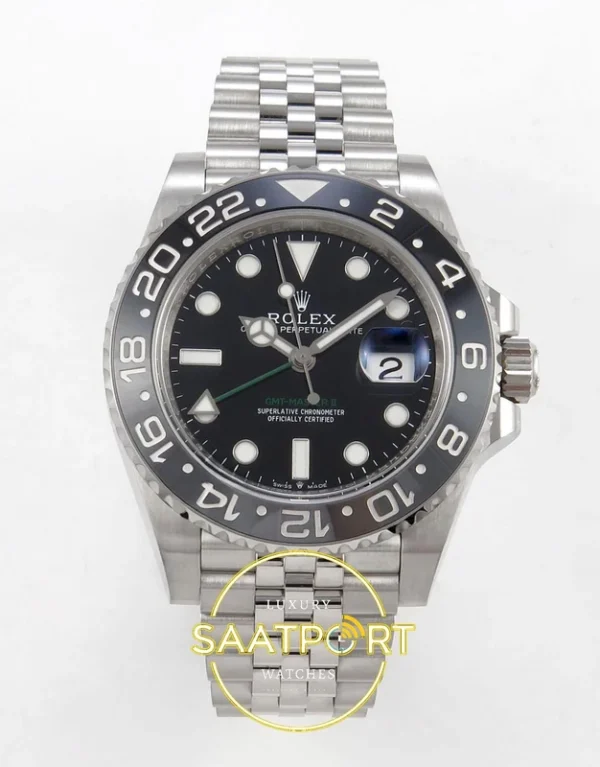 GMT-Master II 126710 Bruce Wayne Jubilee VSF V3 karşıdan görünüm
