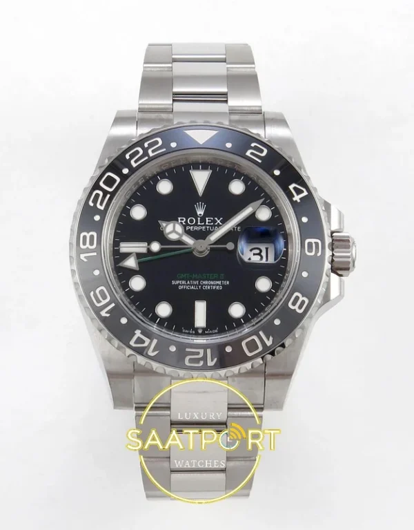 GMT-Master II 126710 Bruce Wayne Oyster VSF V3 karşıdan görünüm