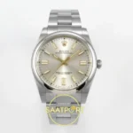 Rolex Oyster Perpetual 41mm 124300 Silver VSF V2 Eta Saat karşıdan görünüm