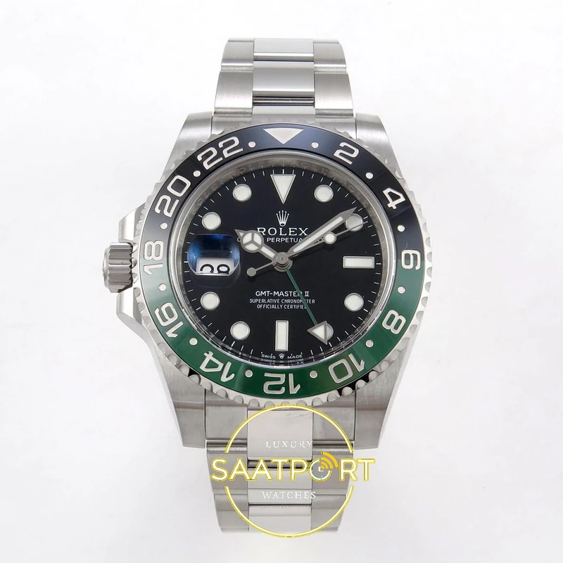 01-19 GMT-Master II 126720 Sprite Left Oyster VSF V3 karşıdan görünüm