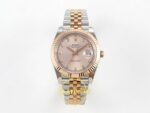 Rolex Datejust 41mm 126331 RG Diamonds Dial Jubilee VSF V3 Eta Saat karşıdan görünüm