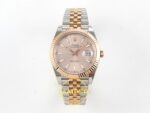 Rolex Datejust 41mm 126331 RG Stick Dial Jubilee VSF V3 Eta Saat karşıdan görünüm