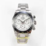 Rolex Daytona 40mm 126502 White QF Factory Eta Saat karşıdan görünüm