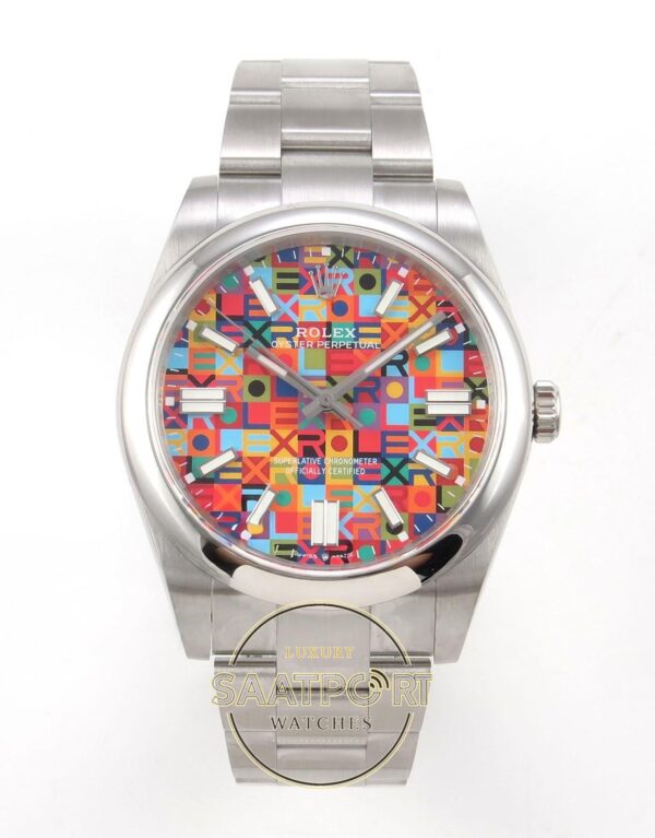 Rolex Oyster Perpetual 36 126000 Celebration VSF Factory Super Clone ETA karşıdan görünüm