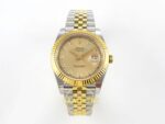 Rolex Datejust 41mm 126333 YG Diamonds Dial Jubilee VSF V3 Eta Saat karşıdan görünüm