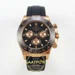 Rolex Daytona 40mm 116515 Black Rose Gold VF Factory Eta Saat karşıdan görünüm
