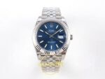 Rolex Datejust 41mm 126334 Blue Stick Dial Jubilee VSF V3 Eta Saat karşıdan görünüm