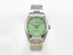 Rolex Oyster Perpetual 36 126000 Avocado Dial VSF Factory Super Clone ETA karşıdan görünüm