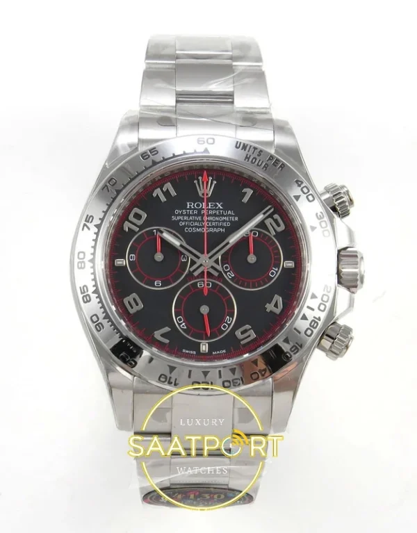 Rolex Daytona 40mm 116509 Black Numeral VF Factory Eta Saat karşıdan görünüm