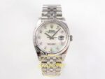 Rolex Datejust 41mm 126334 White MOP Diamonds Dial President VSF V3 Eta Saat karşıdan görünüm