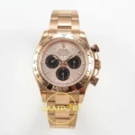 Rolex Daytona 40mm 126505 Rose Gold Black Rose Gold QF Factory Eta Saat karşıdan görünüm