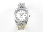 Rolex Datejust 41mm 126334 White Roman Dial Jubilee VSF V3 Eta Saat karşıdan görünüm