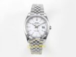 Rolex Datejust 41mm 126334 White Stick Dial Jubilee VSF V3 Eta Saat karşıdan görünüm