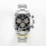 Rolex Daytona 40mm 126509 Black Silver QF Factory Eta Saat karşıdan görünüm