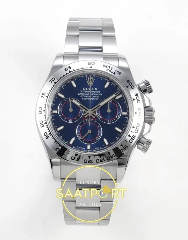 Rolex Daytona 40mm 126509 Blue QF Factory Eta Saat karşıdan görünüm