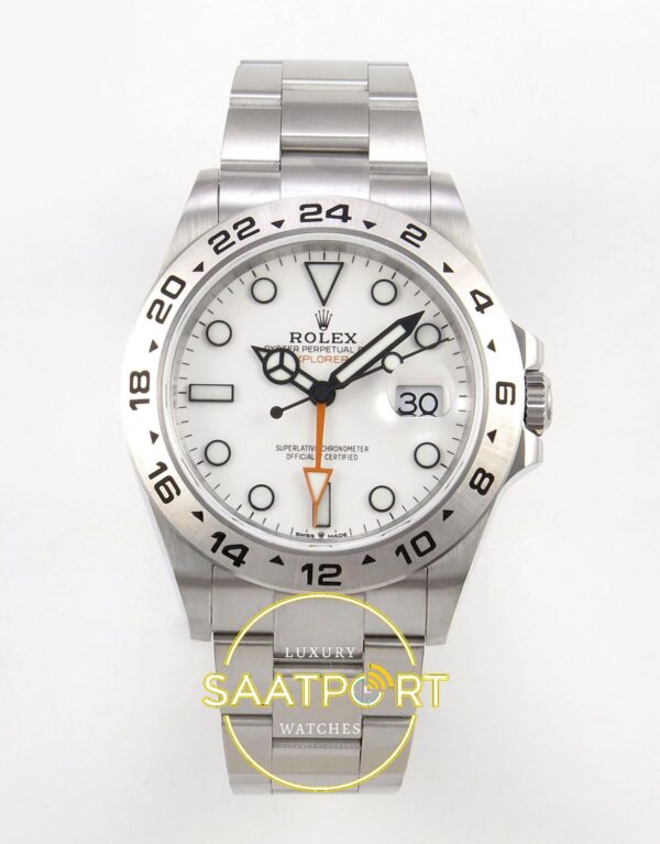 Rolex Explorer II 42mm 226570 White VSF Factory Eta Saat karşıdan görünüm