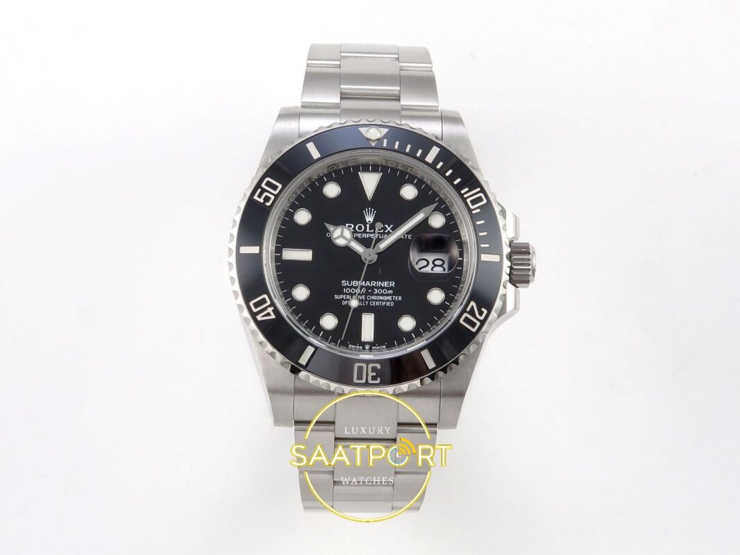 Rolex Submariner 41mm 126610 LN Black VSF V4 Eta Saat karşıdan görünüm