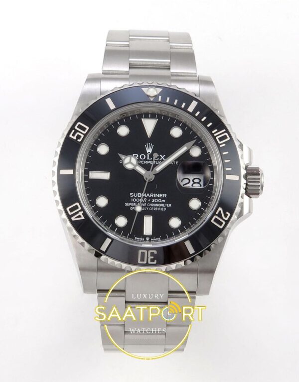 Rolex Submariner 41mm 126610 LN Black VSF V4 Eta Saat karşıdan görünüm