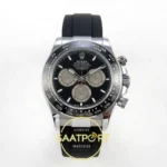 Rolex Daytona 40mm 126519 Black Silver QF Factory V3 Eta Saat karşıdan görünüm