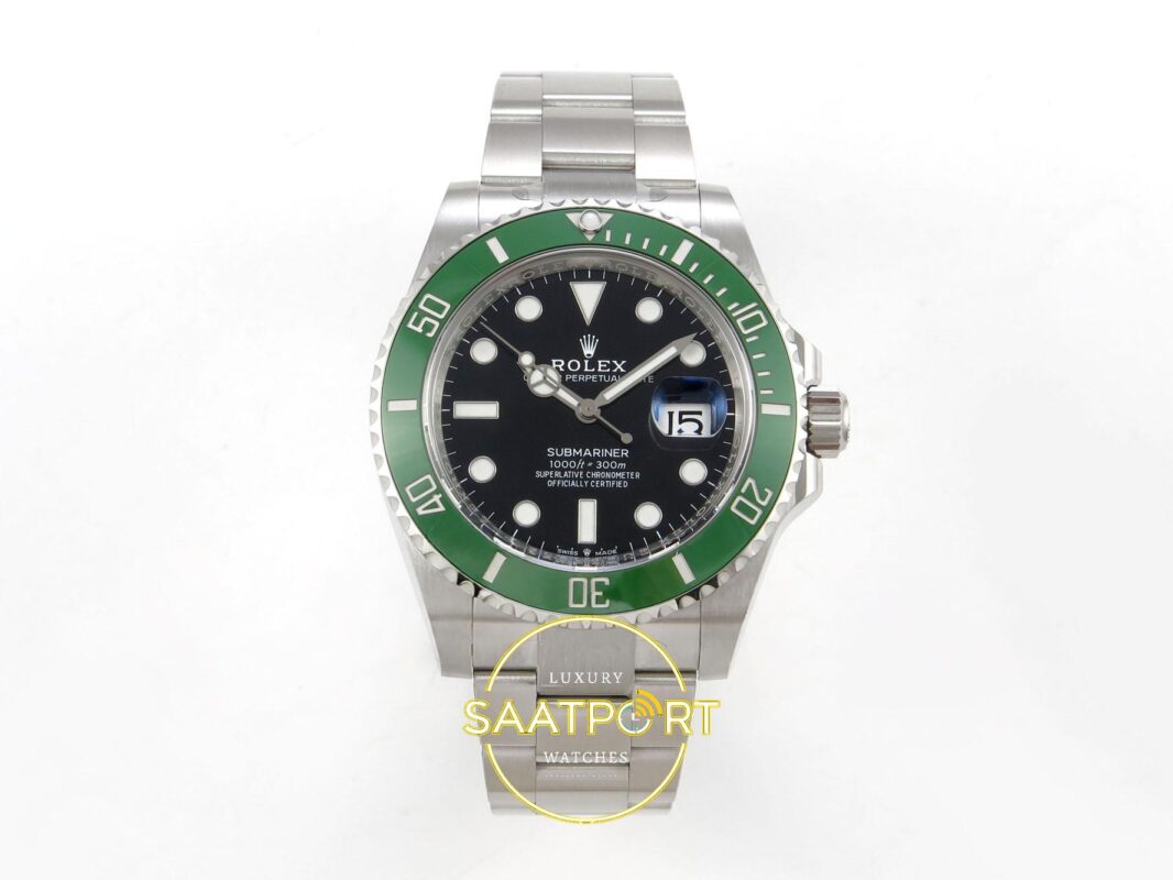 Rolex Submariner 41mm 126610 LV Starbucks VSF V4 Eta Saat karşıdan görünüm