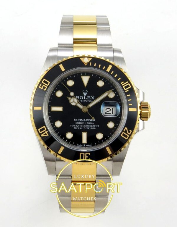 Rolex Submariner 41mm 126613 LN Black Two Tone VSF V2 Eta Saat karşıdan görünüm