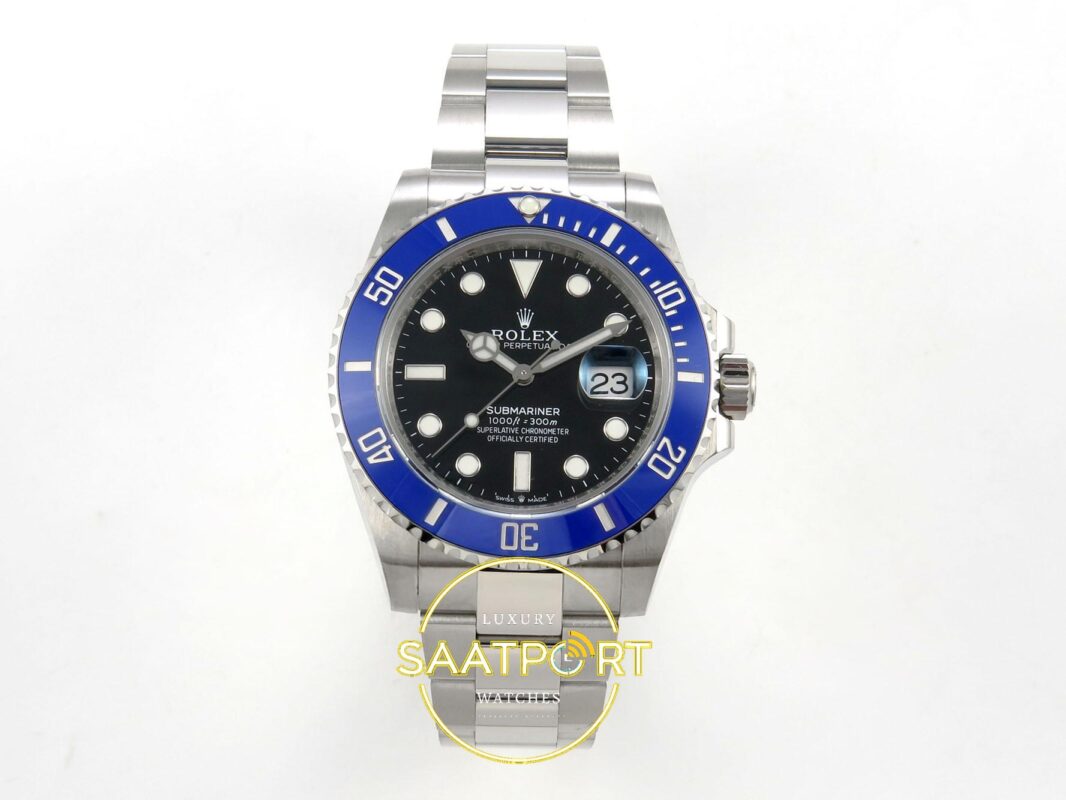 Rolex Submariner 41mm 126618 LB Blue Gold Case Steel Bracelet VSF Factory Eta Saat karşıdan görünüm