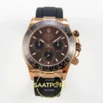Rolex Daytona 40mm 126515 Brown QF Factory Eta Saat karşıdan görünüm