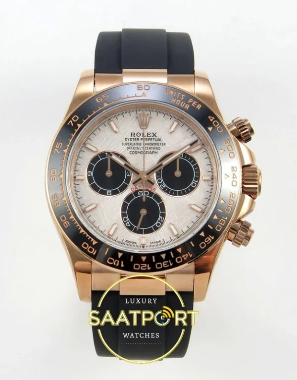 Rolex Daytona 40mm 126515 Meteorite QF Factory Eta Saat karşıdan görünüm