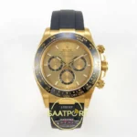 Rolex Daytona 40mm 126518 Yellow Gold VF Factory Eta Saat karşıdan görünüm