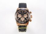 Rolex Daytona 40mm 126515 Black Rose Gold Diamonds Oysterflex ERF Factory Eta Saat karşıdan görünüm