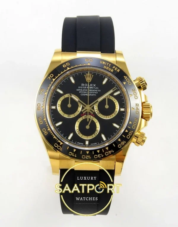 Rolex Daytona 40mm 126518 Black BTF Factory Eta Saat karşıdan görünüm