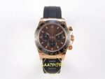 Rolex Daytona 40mm 126515 Brown Oysterflex ERF Factory Eta Saat karşıdan görünüm