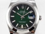 Rolex Datejust 41mm 126300 Ombre Green Smooth Oyster VSF Factory Super Clone ETA yan görünüm