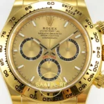 Rolex Daytona 40mm 126508 Yellow Gold BTF Factory Eta Saat yan görünüm