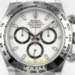 Rolex Daytona 40mm 126509 White BTF Factory Eta Saat yan görünüm