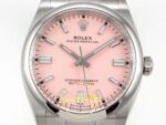 Rolex Oyster Perpetual 36 126000 Pink Dial VSF Factory Super Clone ETA yan görünüm