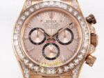 Rolex Daytona 40mm 126535TBR Rose Gold Oysterflex QF Factory Eta Saat yan görünüm