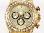Rolex Daytona 40mm 126538TBR Yellow Gold Oysterflex QF Factory Eta Saat yan görünüm
