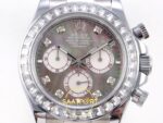 Rolex Daytona 40mm 126599TBR White MOP Steel Bracelet QF Factory Eta Saat yan görünüm