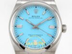 Rolex Oyster Perpetual 41mm 124300 Tiffany Dial VSF Factory Super Clone ETA yan görünüm